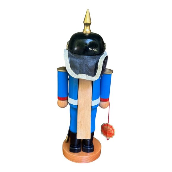 Vtg Steinbach German Wooden Nutcracker Soldier Figurine Blue Uniform Germany 019 - Picture 3 of 7